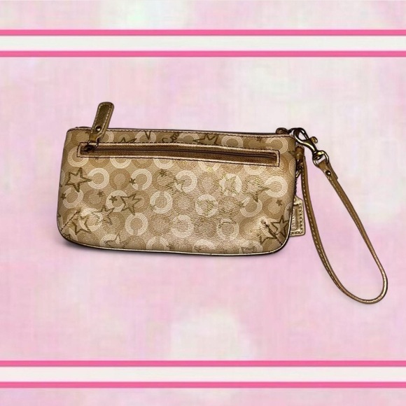 Coach Gold Wristlet Clutch - Picture 3 of 4